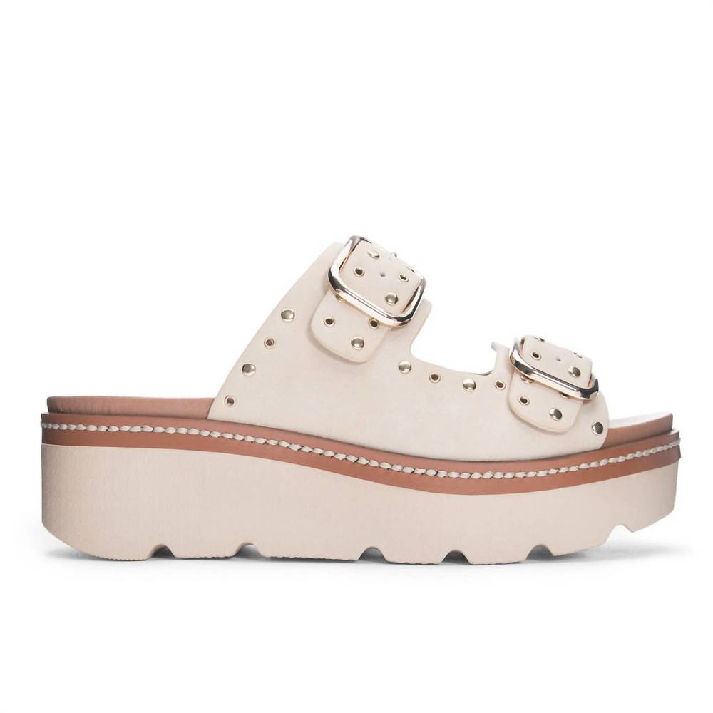 NEW CHINESE LAUNDRY surf stud sandal in cream - Picture 2 of 4